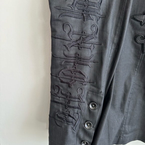 Jaded by Knight Leather/Cotton Jacket Size XL - Picture 6 of 16